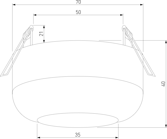 Изображение товара Точечный светильник Elektrostandard Onde 25088 LED 7W 4000K (черный)