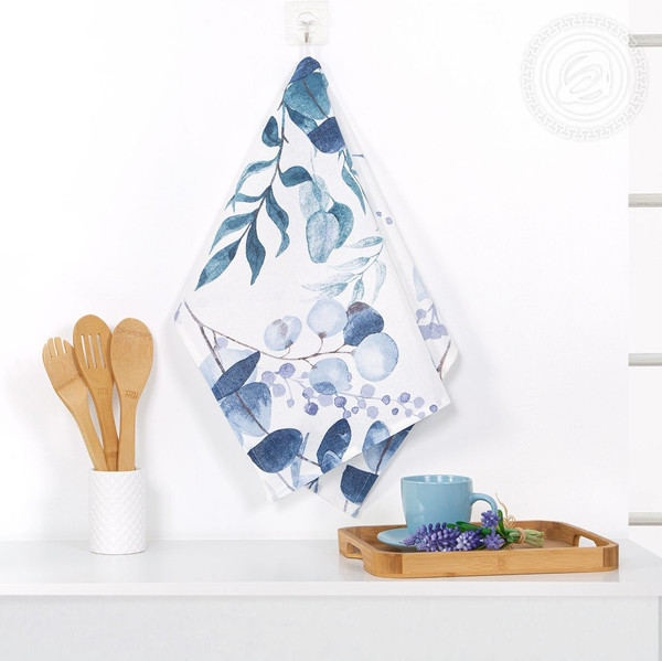 Изображение товара Полотенце АртПостель Эвкалипт из рогожки (50x70)