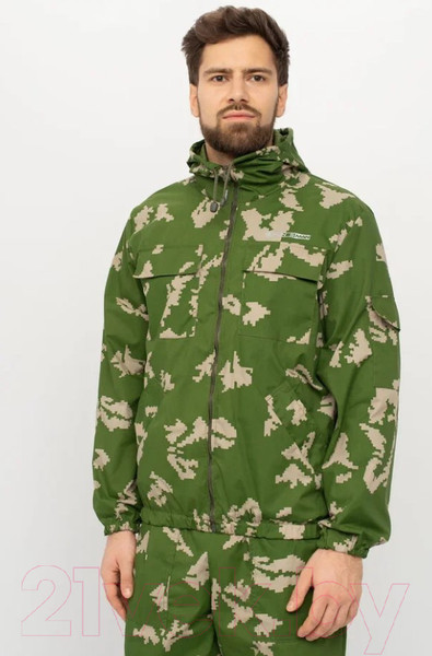 Изображение товара Костюм для охоты и рыбалки Huntsman Стрелок летний Сорочка смесовая Березка (р-р 52-54/182-188)