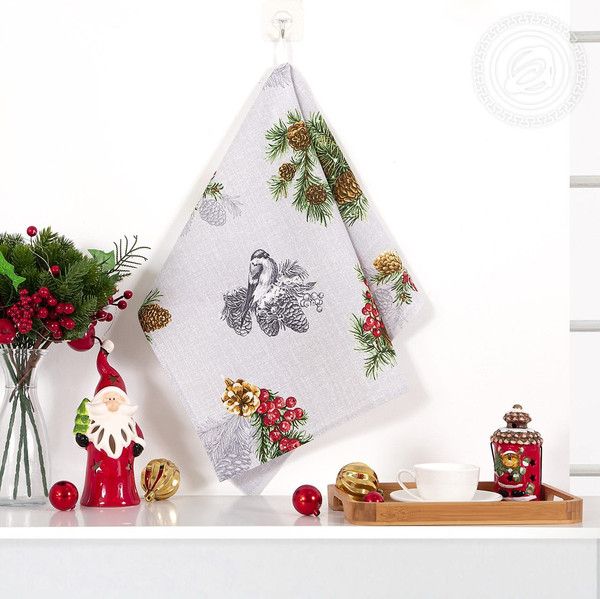 Изображение товара Полотенце АртПостель Серебряный звон из рогожки (50x70)