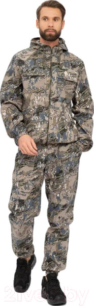 Изображение товара Костюм для охоты и рыбалки Huntsman Стрелок летний Сорочка смесовая Лабиринт (р-р 44-46/182-188)