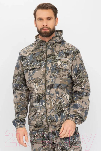 Изображение товара Костюм для охоты и рыбалки Huntsman Стрелок летний Сорочка смесовая Лабиринт (р-р 44-46/182-188)