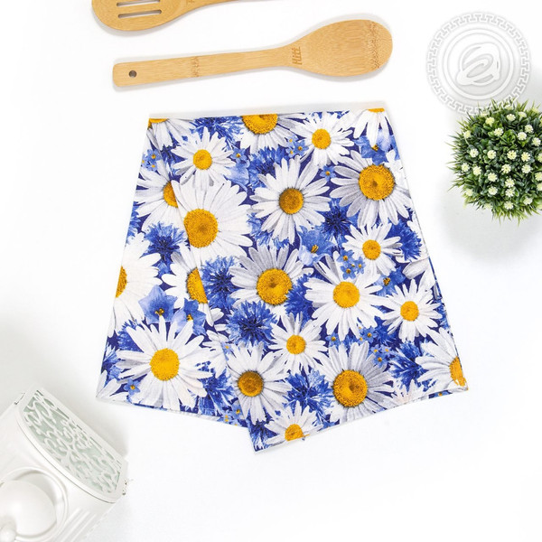 Изображение товара Полотенце АртПостель Летний букет из рогожки (50x70)