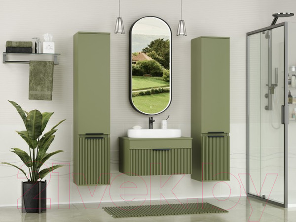 Изображение товара Шкаф-пенал для ванной Brevita Enfida 35 / ENF-05035-0801R