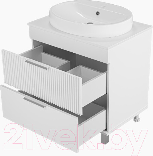 Изображение товара Тумба под умывальник Brevita Enfida 70 / ENF-06070-0142Я (белый матовый)