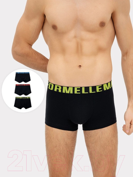 Изображение товара Комплект мужских трусов Mark Formelle 411215-3 (р.86-96, черный-3)