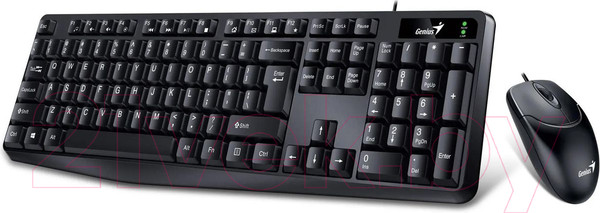 Изображение товара Комплект клавиатура и мышь Genius Smart КМ-170 (черный)