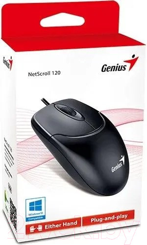 Изображение товара Мышь Genius NetScroll 120 V2 (черный)