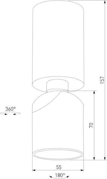 Изображение товара Точечный светильник Elektrostandard Spot 25106 LED 8W 4000K (белый)