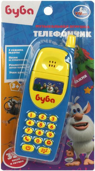 Изображение товара Развивающая игрушка Умка Музыкальный телефончик Буба / ZY1272023-R 
