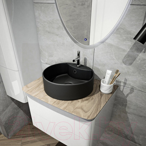 Изображение товара Умывальник Teymi Lina S D40 / T50192 (черный матовый)