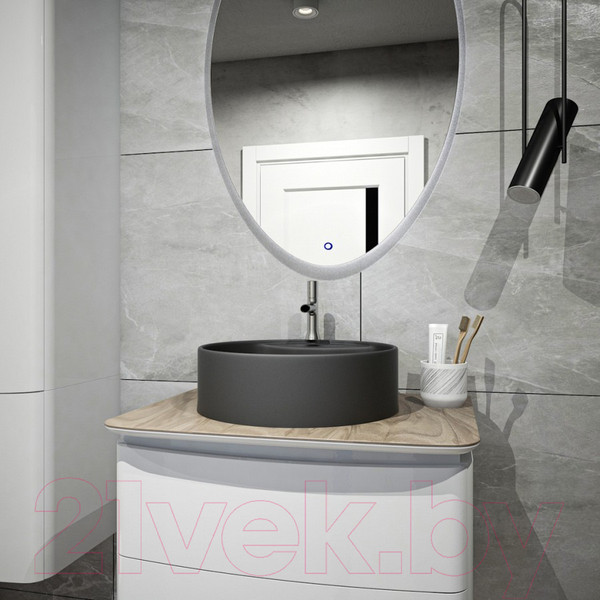 Изображение товара Умывальник Teymi Lina S D40 / T50192 (черный матовый)