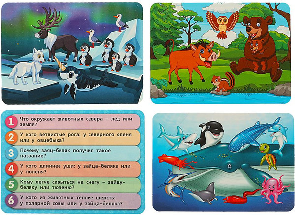Изображение товара Развивающая игра Умные игры Животные мира. Умная викторина / 4650250574248