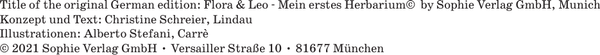 Изображение товара Энциклопедия АСТ Мой первый гербарий, твердая обложка (Шрайер Кристин)