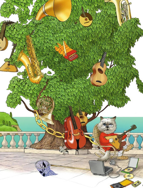 Изображение товара Комикс АСТ Музыкальное дерево. Веселые уроки музыки твердая обложка (Усачев Андрей, Дядина Галина)