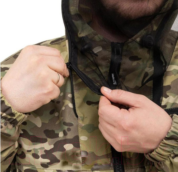 Изображение товара Костюм для охоты и рыбалки Helios Тайфун противомоскитный (р-р 56-58/182-188, мультикам)