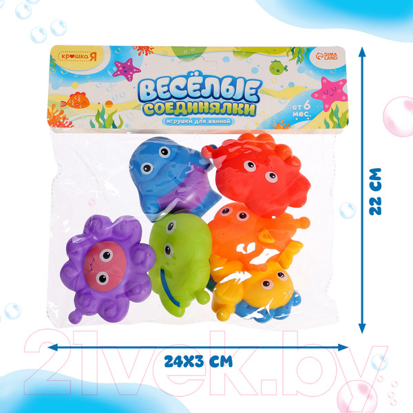 Изображение товара Игра для ванной Крошка Я Веселые соединялки 638-79 / 10122467