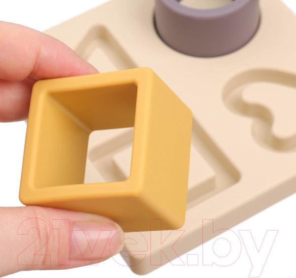 Изображение товара Сортер Mum&Baby Изучаем фигуры / 9912632 (бежевый)