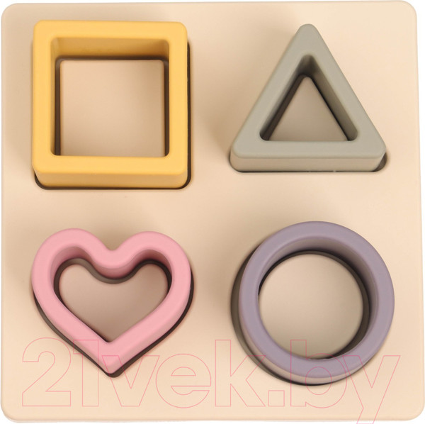 Изображение товара Сортер Mum&Baby Изучаем фигуры / 9912632 (бежевый)