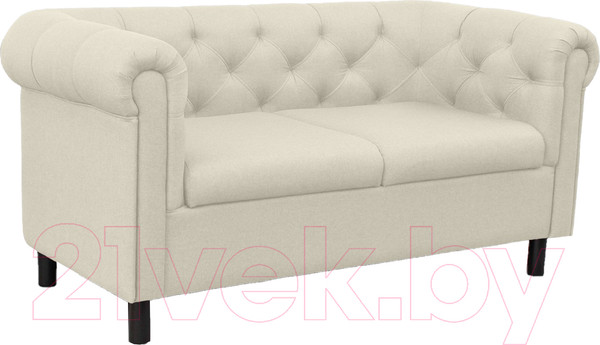 Изображение товара Диван Brioli Винчестер двухместный (J1/кремовый)