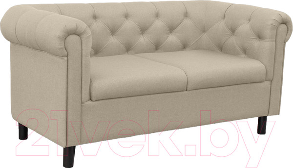 Изображение товара Диван Brioli Винчестер двухместный (J2/бежевый)