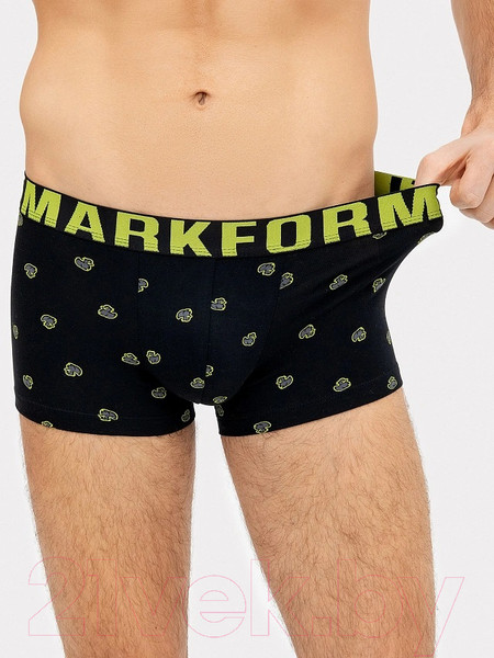 Изображение товара Комплект мужских трусов Mark Formelle 411215-2 (р.94-104, утки на черном/море)
