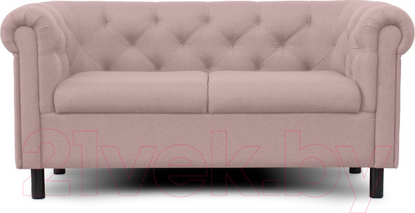 Изображение товара Диван Brioli Винчестер двухместный (J11/розовый)