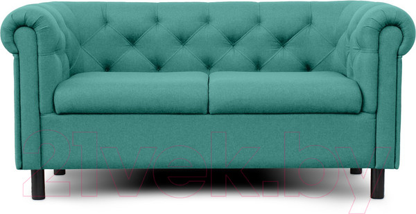 Изображение товара Диван Brioli Винчестер двухместный (J16/азур)