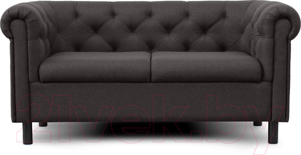 Изображение товара Диван Brioli Винчестер двухместный (J22/графит)