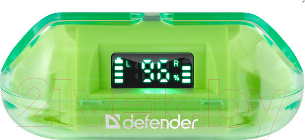 Изображение товара Беспроводные наушники Defender Twins 916 / 63917 (зеленый)