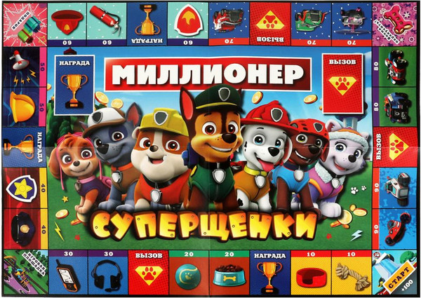 Изображение товара Настольная игра Умные игры Суперщенки. Миллионер / 4650250583318