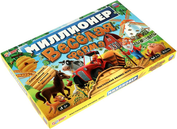 Изображение товара Настольная игра Умные игры Веселая ферма. Миллионер / 4650250571476