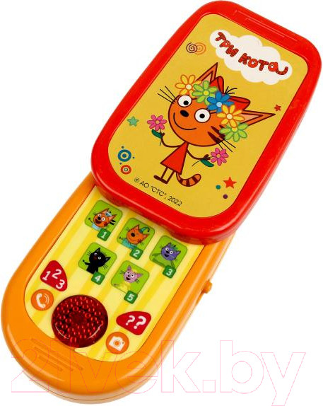 Изображение товара Развивающая игрушка Умка Телефон-слайдер Три Кота / HT1102-R4