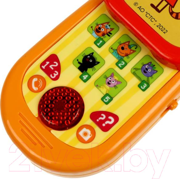 Изображение товара Развивающая игрушка Умка Телефон-слайдер Три Кота / HT1102-R4