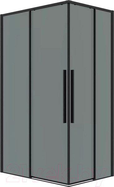 Изображение товара Душевой уголок Grossman Galaxy 110x90x195 / 300.K33.01.1190.21.10 (черный матовый/тонированное стекло)
