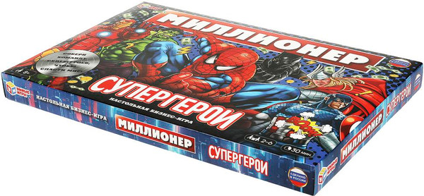 Изображение товара Настольная игра Умные игры Супергерои. Миллионер / 4650250598251