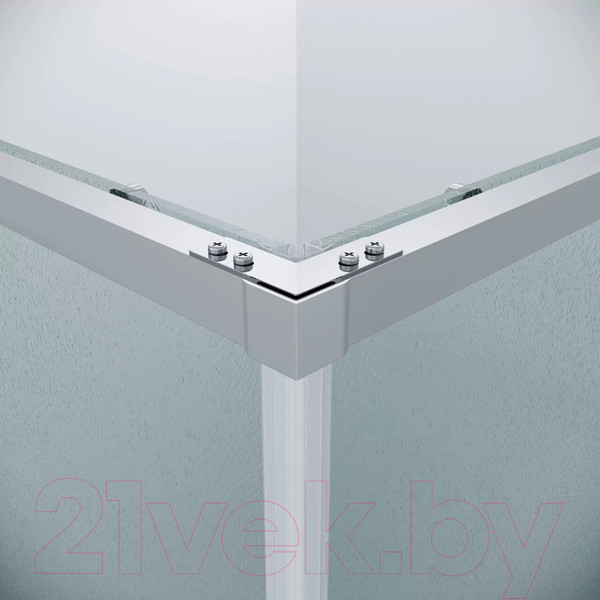 Изображение товара Душевая дверь Grossman Galaxy 70x195 / 1/2.K33.01.70.10.02 (хром/шиншилла стекло)