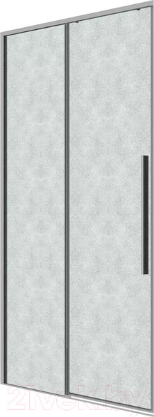 Изображение товара Душевая дверь Grossman Galaxy 70x195 / 1/2.K33.01.70.10.02 (хром/шиншилла стекло)