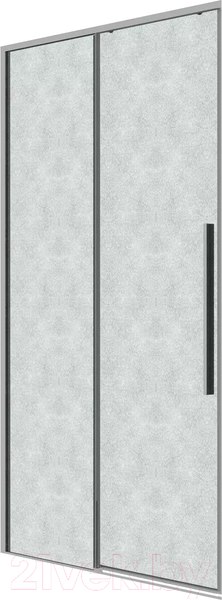Изображение товара Душевая дверь Grossman Galaxy 80x195 / 1/2.K33.01.80.10.02 (хром/шиншилла стекло)