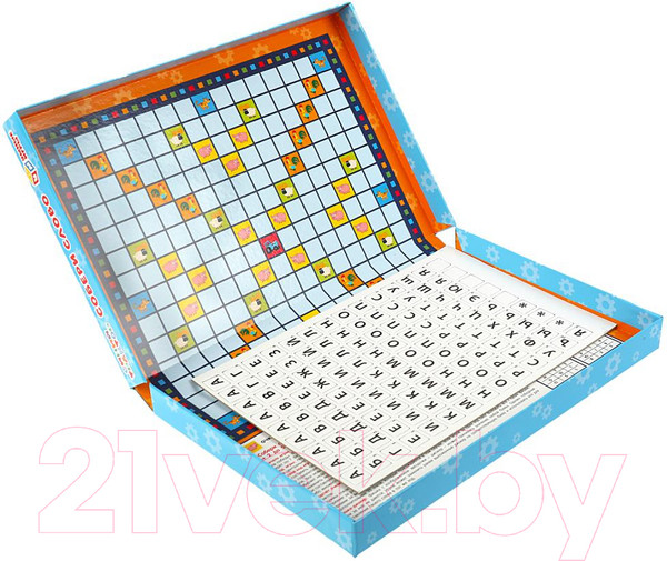 Изображение товара Настольная игра Умные игры Синий трактор. Собери слово / 4680107930774