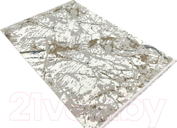 Изображение товара Коврик Radjab Carpet Валенсия Прямоугольник S041A / 10514RK (0.8x1.5, Cream/Vizon)