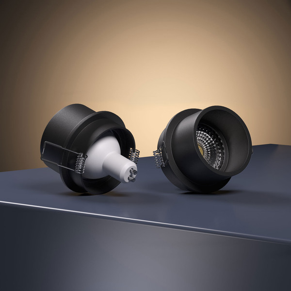 Изображение товара Точечный светильник Elektrostandard 25004/01 GU10 (черный)