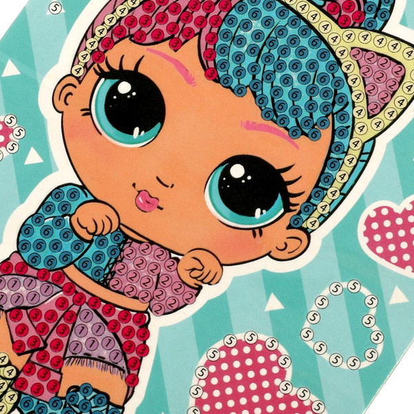 Изображение товара Набор алмазной вышивки MultiArt Куколки модницы / AM10X15-LO