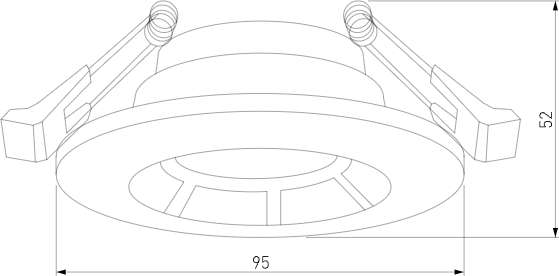 Изображение товара Точечный светильник Elektrostandard 25009/01 GU10 (графит)