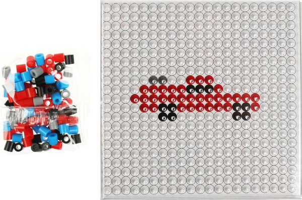 Изображение товара Развивающая игра MultiArt Термомозаика Хот Вилс / IRONBEADS400-HW2 