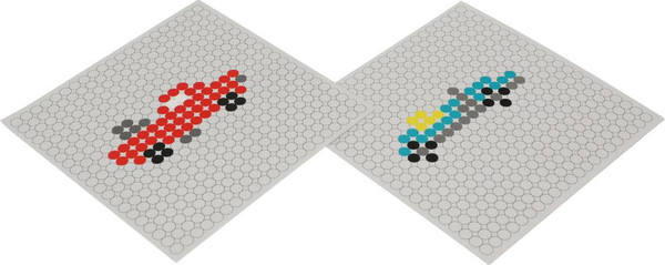 Изображение товара Развивающая игра MultiArt Термомозаика Хот Вилс /  IRONBEADS400-HW3 