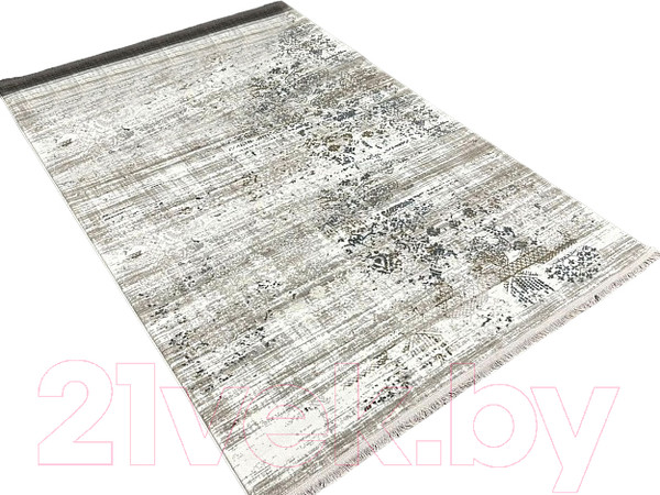 Изображение товара Коврик Radjab Carpet Валенсия Прямоугольник S027A / 10570RK (0.8x1.5, Cream/Vizon)