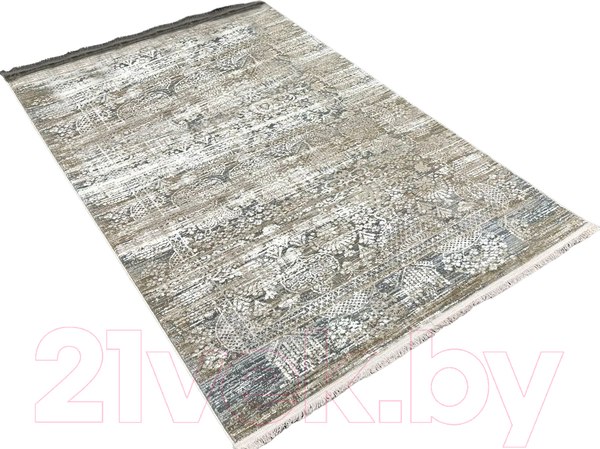 Изображение товара Коврик Radjab Carpet Валенсия Прямоугольник S028A / 10578RK (0.8x1.5, Cream/Vizon)