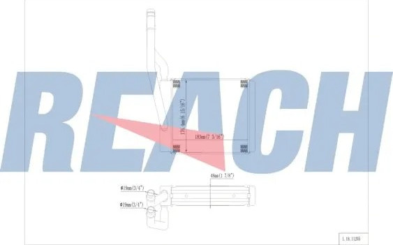 Изображение товара Радиатор отопителя REACH Cooling 1.18.11205