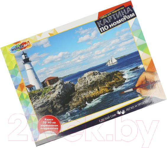 Изображение товара Картина по номерам MultiArt Маяк / CANV30X40-MULTI25 